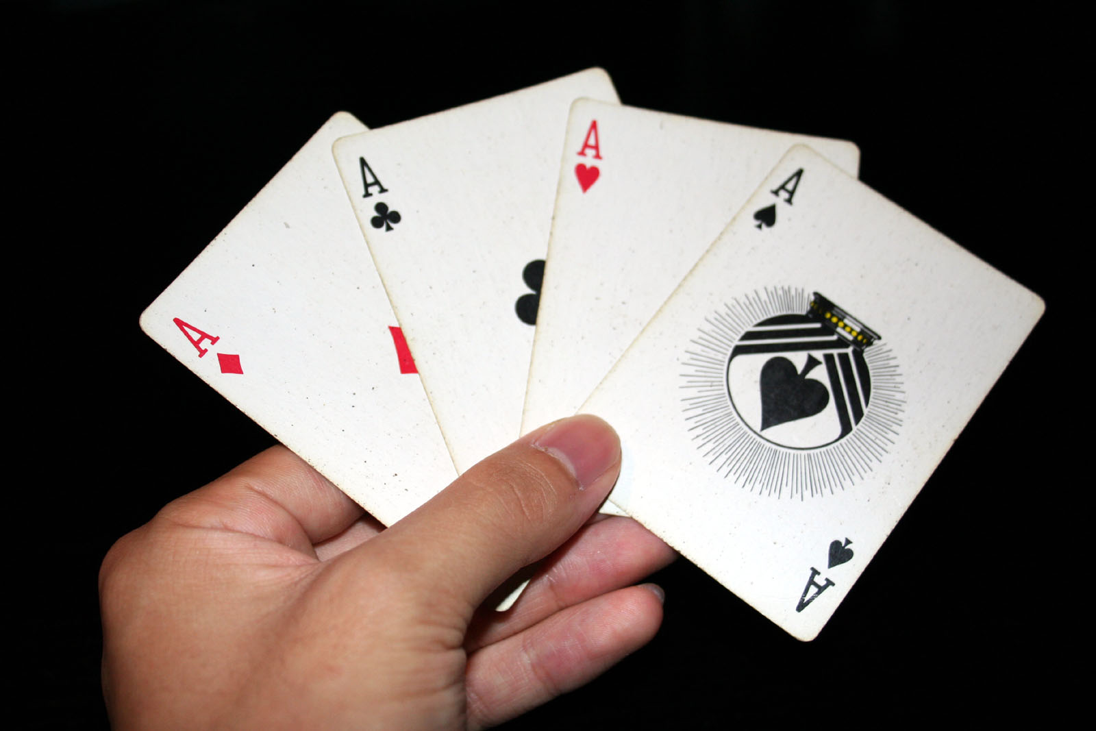 Poker starting hands - Ace playing cards